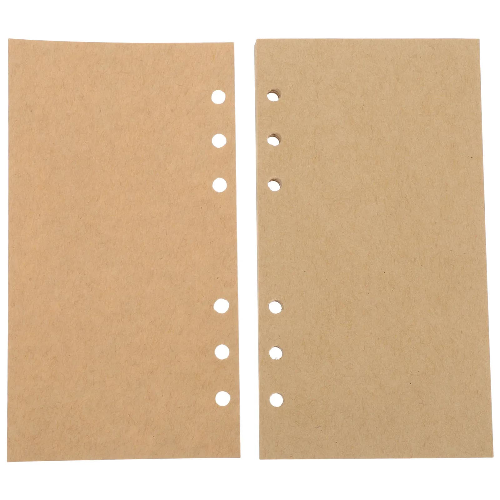 80 Fogli A6 in Carta Kraft, Ricariche per Quaderno/Diario, Inserti Vintage a Fogli Mobili per Planner, per Diario di Viaggio