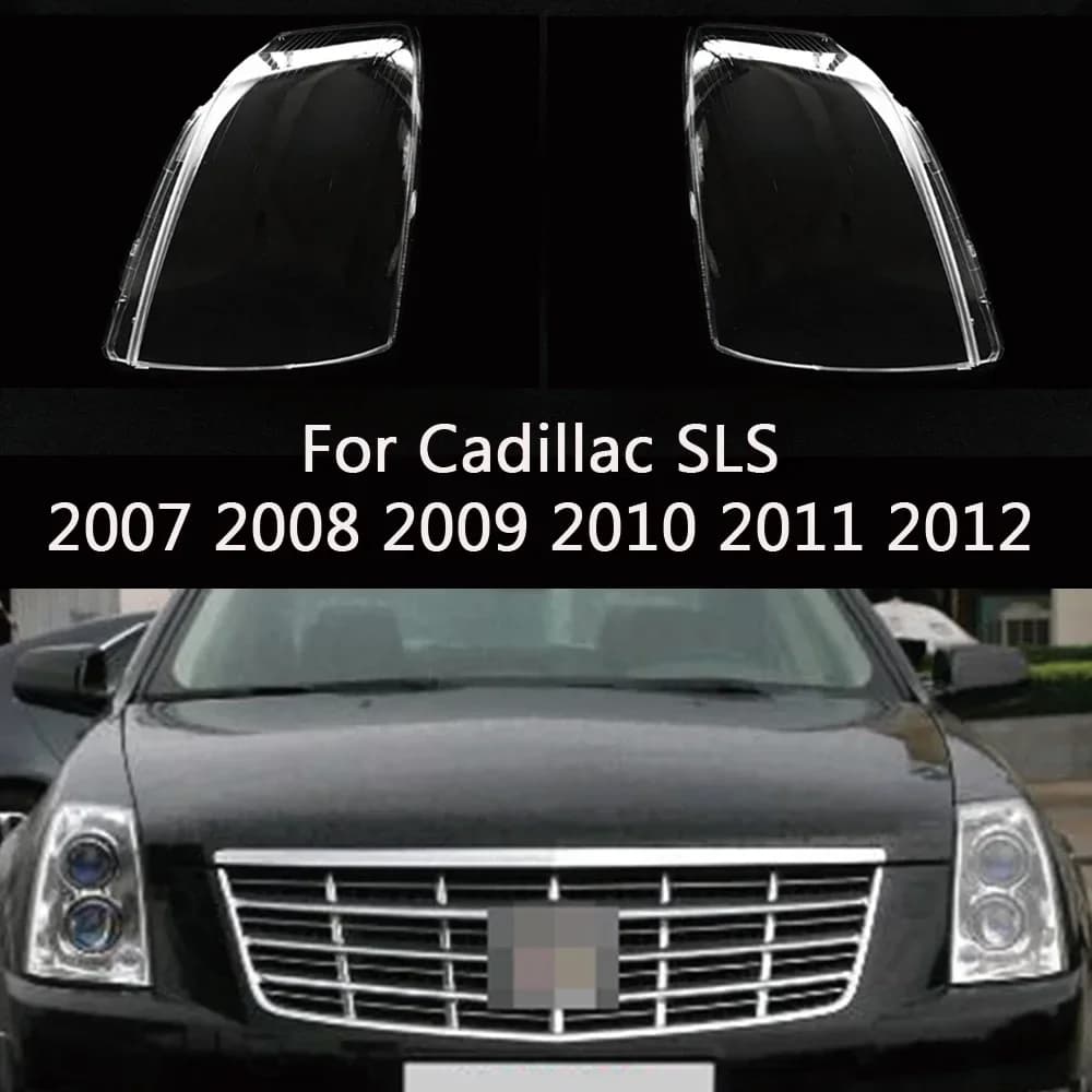 HTTCY Per Cadillac SLS 2007 2008 2009 2010 2011 2012 Trasparente Faro Copertura Della Lampada Ombra Faro Borsette Paralume Lente