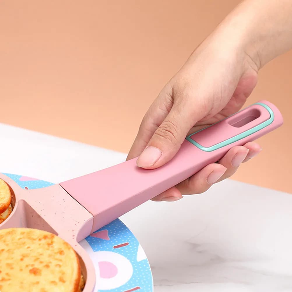 Padella Antiaderente per Uova in Lega di Alluminio, Design Resistente all'Usura, Facile da Pulire, per Colazione e Uova Fritte