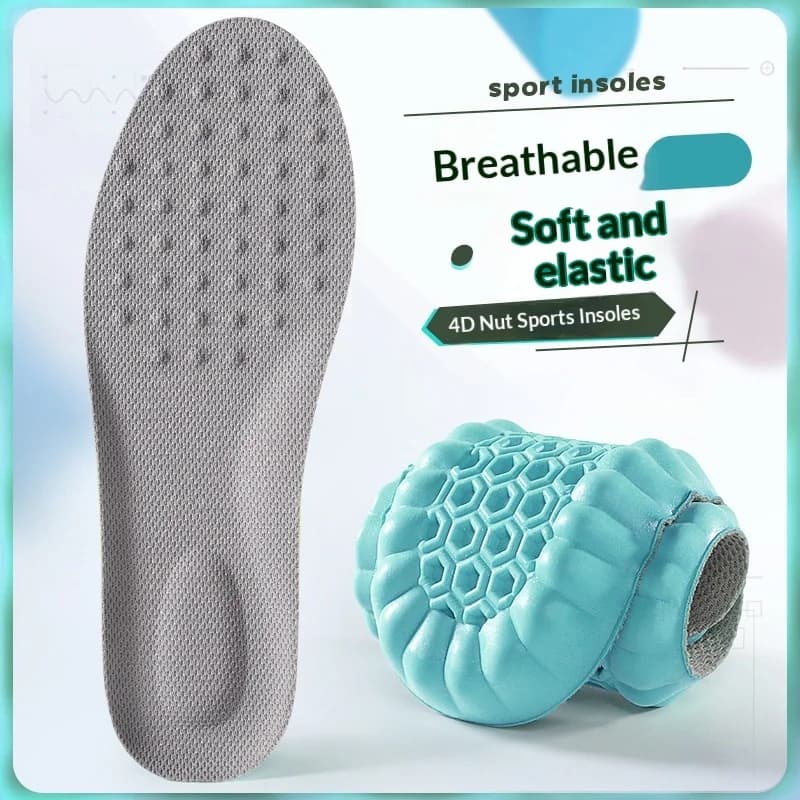 New Breathable Insole Soft Memory Foam Shoes Insoles Baskets Running Sports Shock Absorption Shoe Sole Men Women Shoe Pads 1Pair
