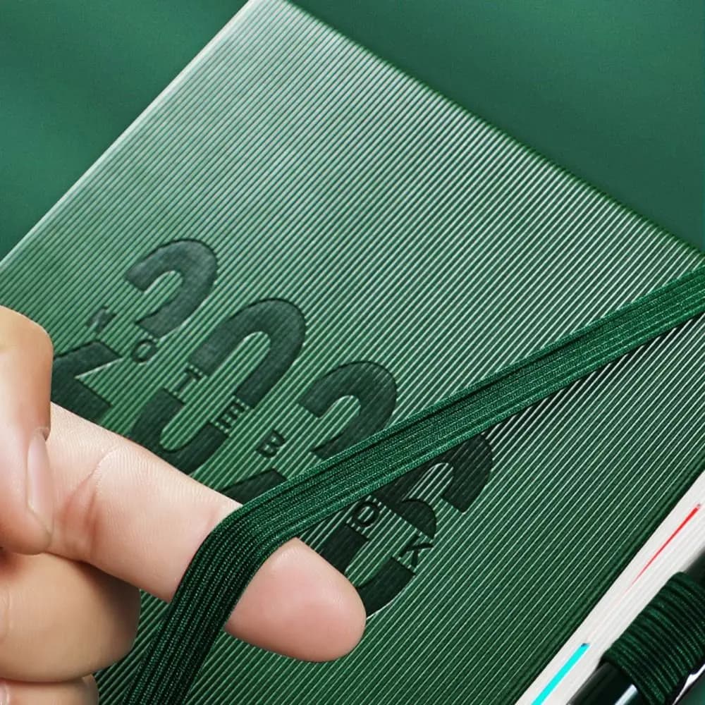 English 2026 Schedule Planner Notepad Wear-resistant Bookmark 365 Days Efficiency Notebook Portable Simple Diary Writing Pads