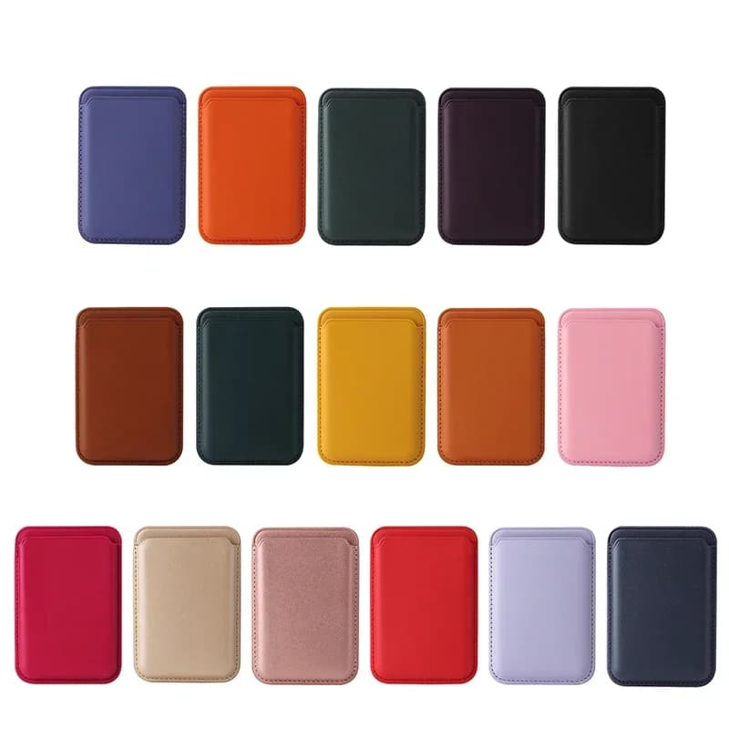Magnetic Credit Card Holder in Leather Macsafe Phone Holder for Magsafe IPhone 15 14 13 Pro Max Mac Safe Phone Holder