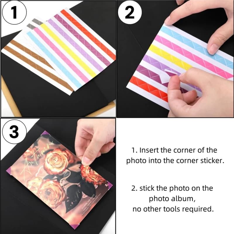 Super Sale Watercolor Folded Drawing Pad for Artists and Students, Sketch Book Handbook Black Cardstock Inside + DIY Material Ki