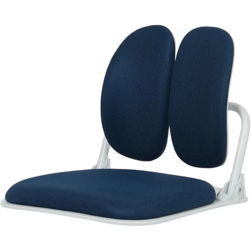 【Doppio schienale】 Sedia da terra ergonomica con supporto per la schiena - Sedia da meditazione, sedia da gioco da pavimento