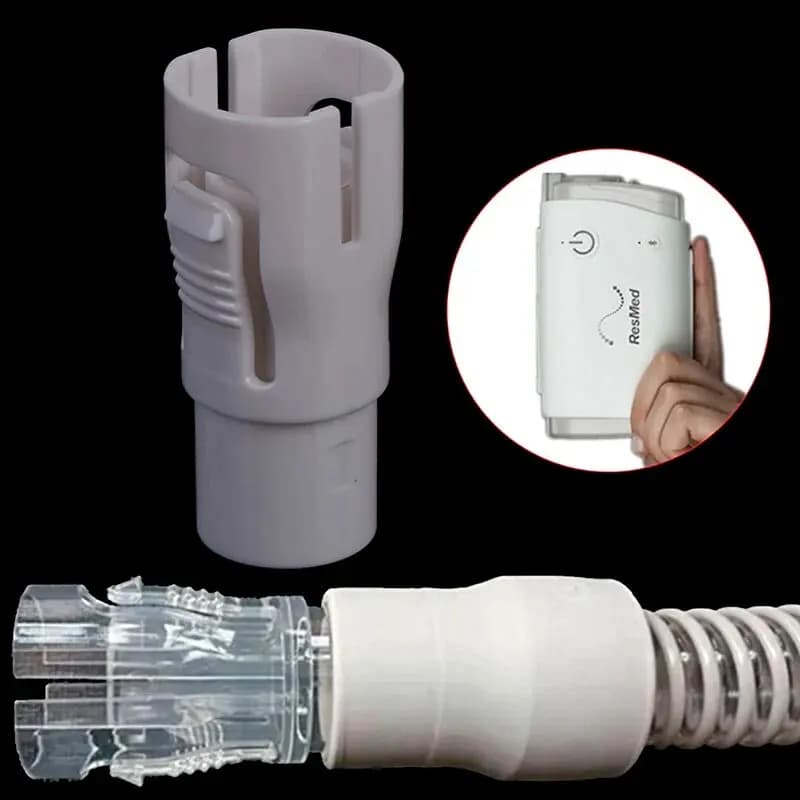 Adattatore per accessori ventilatore medico, adattatore per tubo respiratorio compatibile con accessori ventilatore Resmed Air Mini