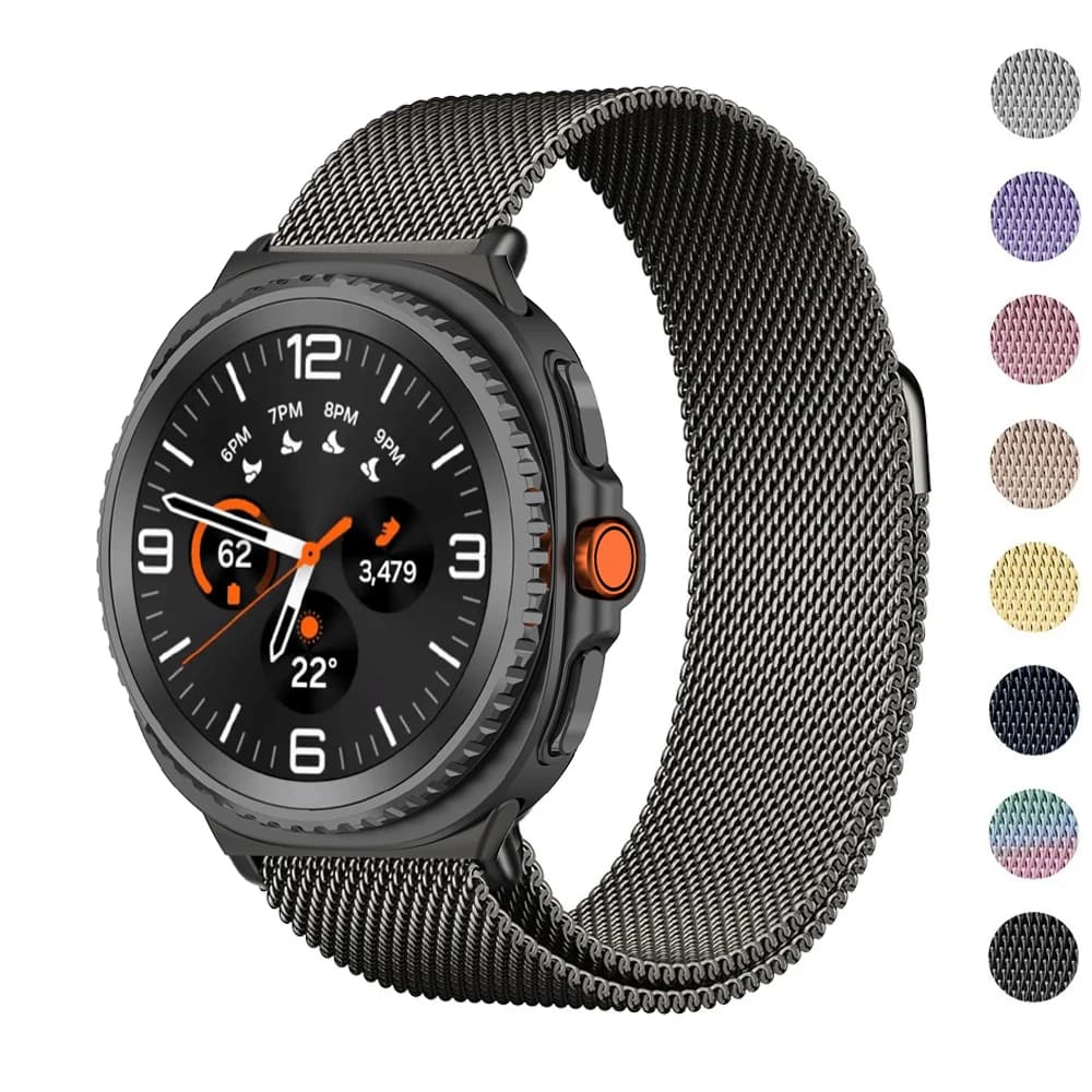 Loop Band for Samsung Galaxy Watch 9 8 44mm Classic Smartwatch Strap Magnetic Stainless Steel Metal Bracelet for Watch 9 40mm