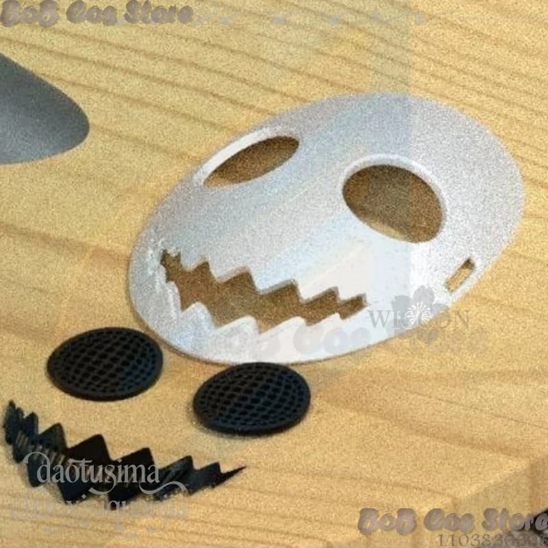 Ghost Mask Mascara Fantasma 3D Polylactic Acid Props Halloween Party Roleplay Cosplay 2026 New Navidad Carnaval Event