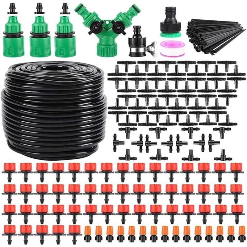 R9UF 2 Way Garden Tap Water Splitter Garden Hose Watering Adjustable Water Controller
