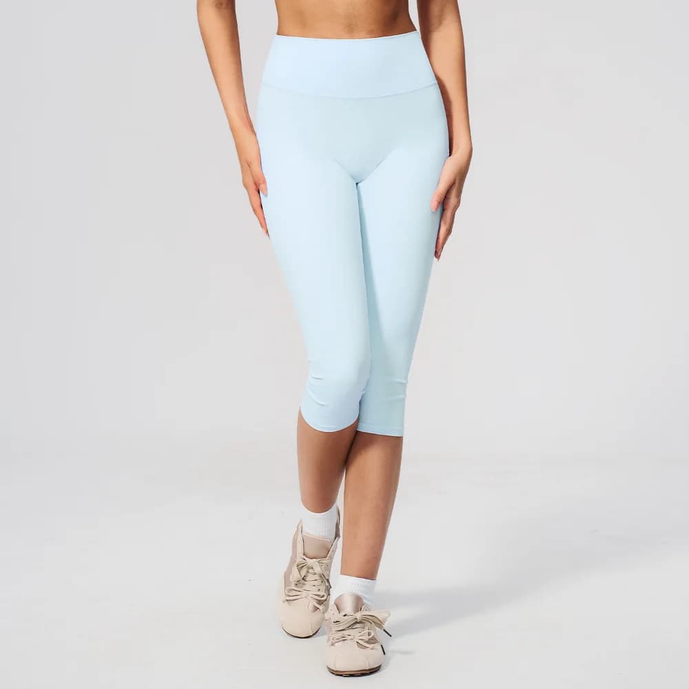 High Elasticity Running Hip Lifting Yoga Pants Women's High Waisted Yoga Pants Gym Leggings Push Up Fitness Pants Capri Pants