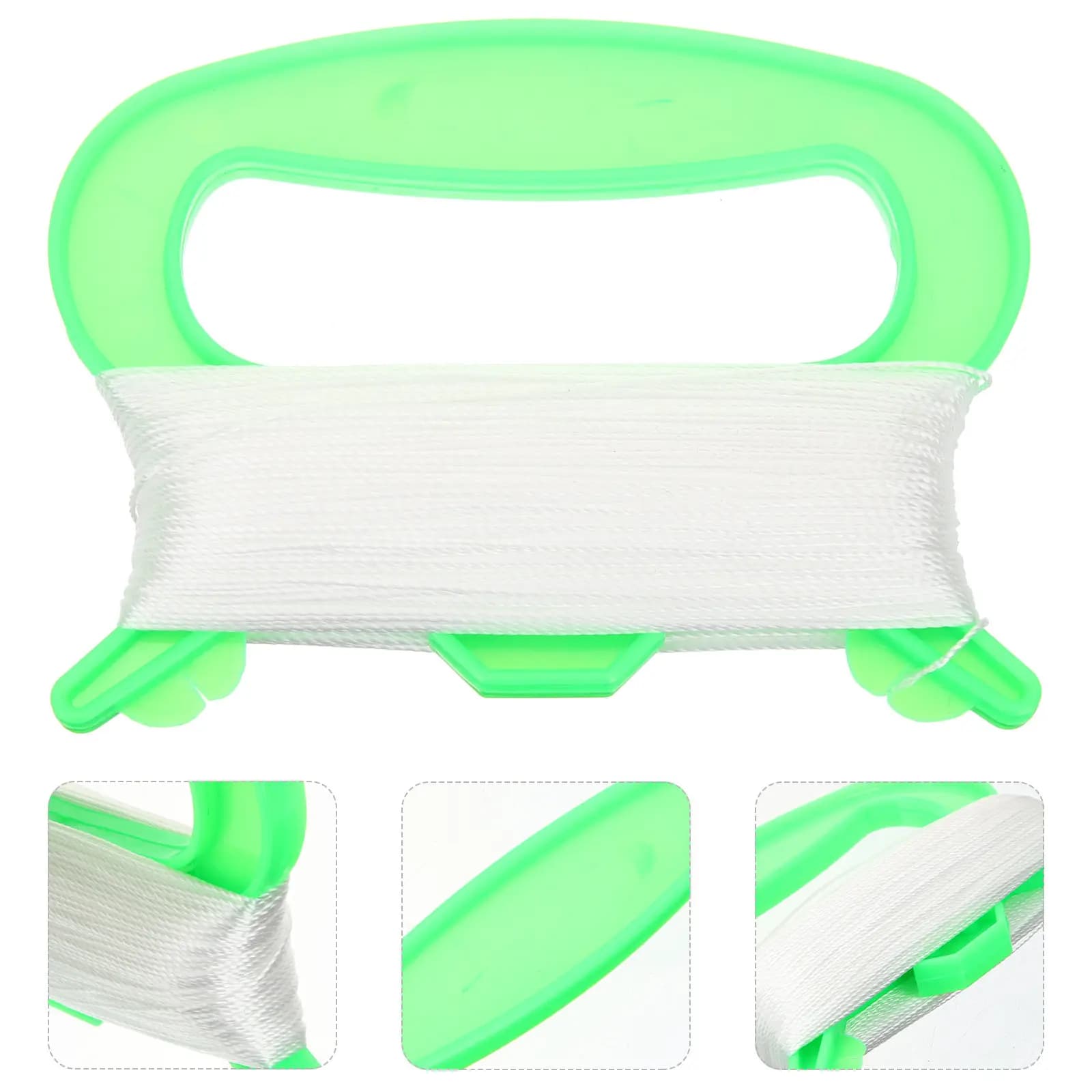 Set di 8 Maniglie Professionali per Aquiloni, Resistenti al Vento, per il Volo all'Aperto, con Corda in Nylon Resistente da 100M