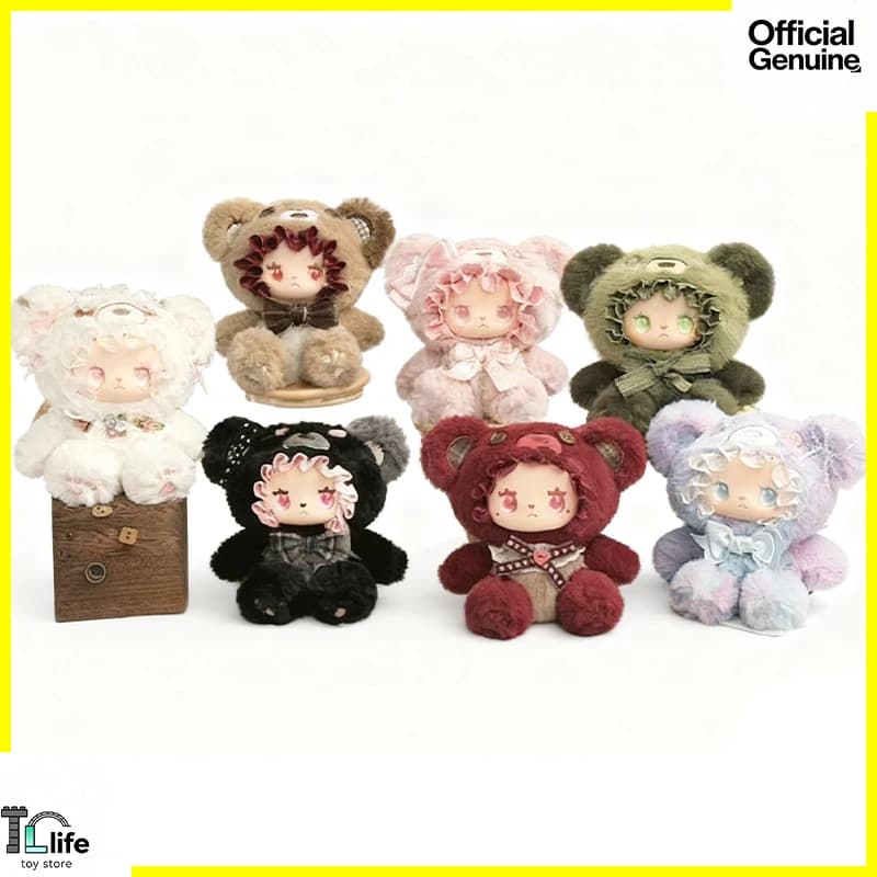 Bella emma bear Alliance serie Vinile Face Blind Box Anime Giocattoli alla moda Kawaii Mystery Box Bambole Borsa Pendenti Ragazze Regalo di sorpresa