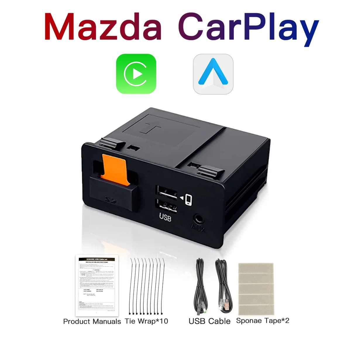 P2 new Upgrad CarPlay Adapter Android Auto USB Hub OEM for Mazda 3 6 2 CX5 CX3 CX8 CX9 Miata Axela MX5 Retrofit muslimkit
