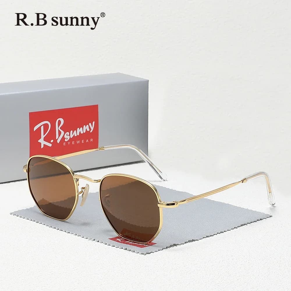 Occhiali da Sole Polarizzati per Uomo e Donna, Set per Feste Estive e Guida, Montatura Sottile UV400, Oculos Gafas De Sol