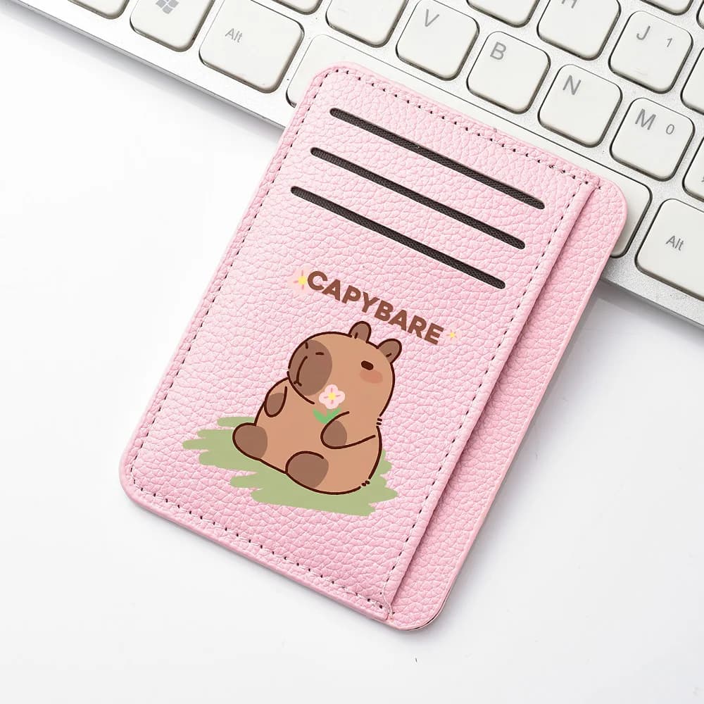 Mini portafoglio sottile e carino in pelle PU regalo di compleanno per le donne Porta carte di credito bancarie Portafoglio compatto da donna elegante