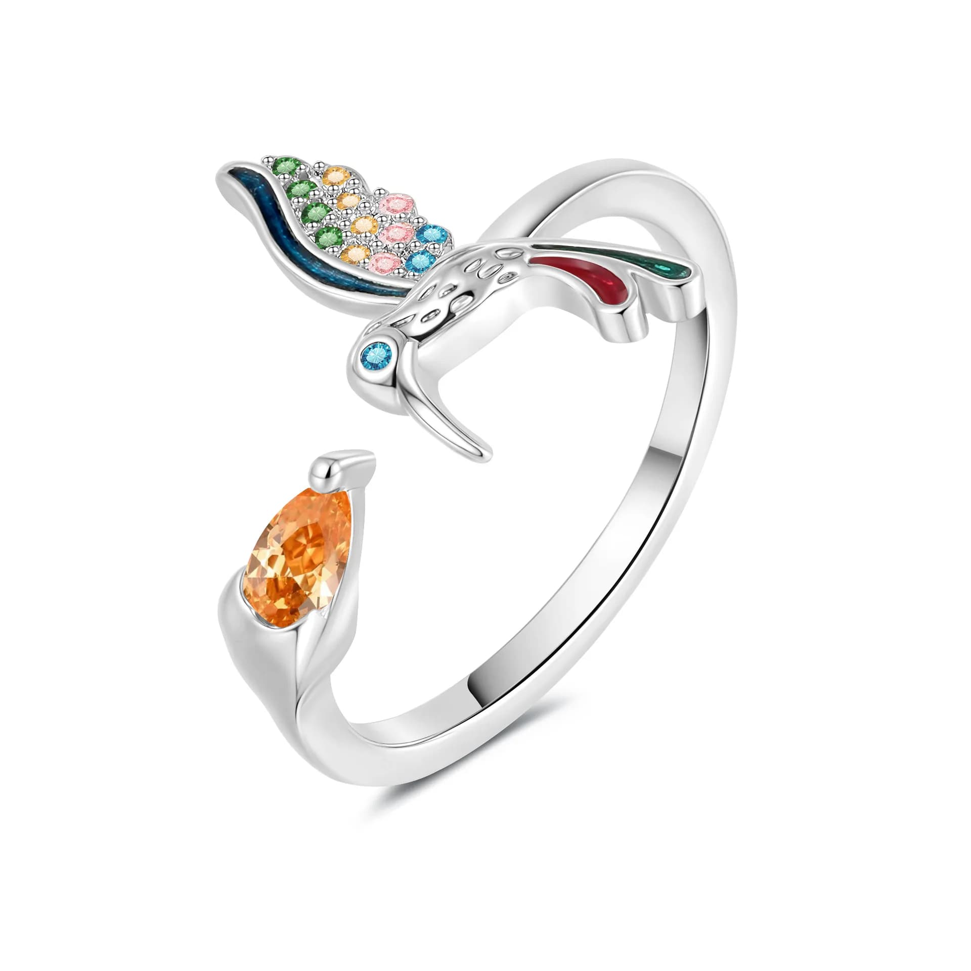 Sterling 925 Sterling Silver Ring with Classic Zirconia for Women, Luxurious and Shiny Ring, Elegant Jewel for Weddings and Celebrations, Wholesale