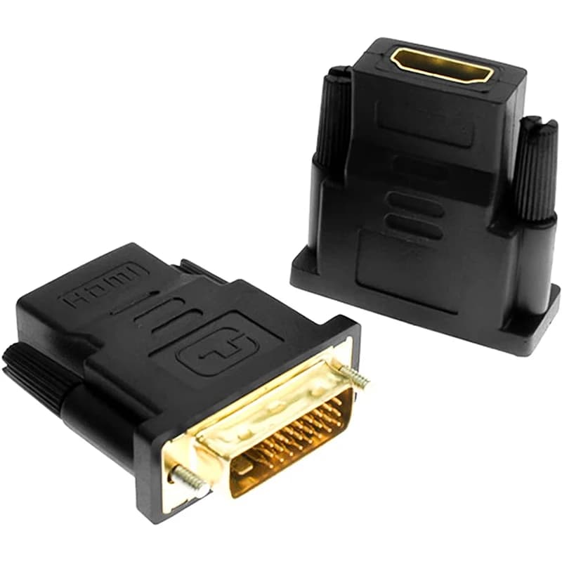 DVI adapter to HDMI compatible DVI adapter to HDTV gold plated DVI 24 + 1 male connector to HDMI female for HDTV projector