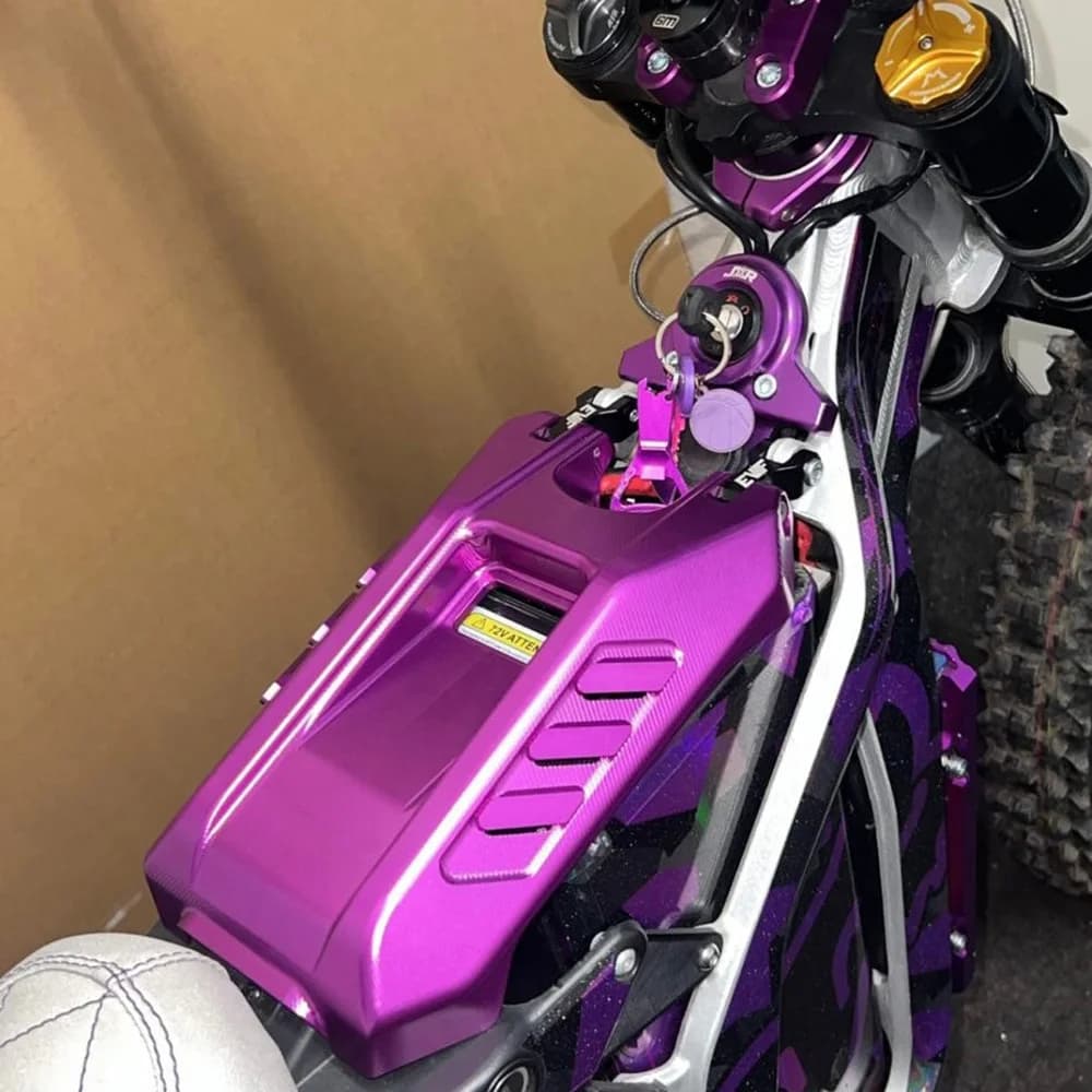 Coperchio mod batteria Super Bike Light Bee Coperchio superiore batteria in alluminio leggero CNC per coperchio batteria Light Bee Coperchio in alluminio