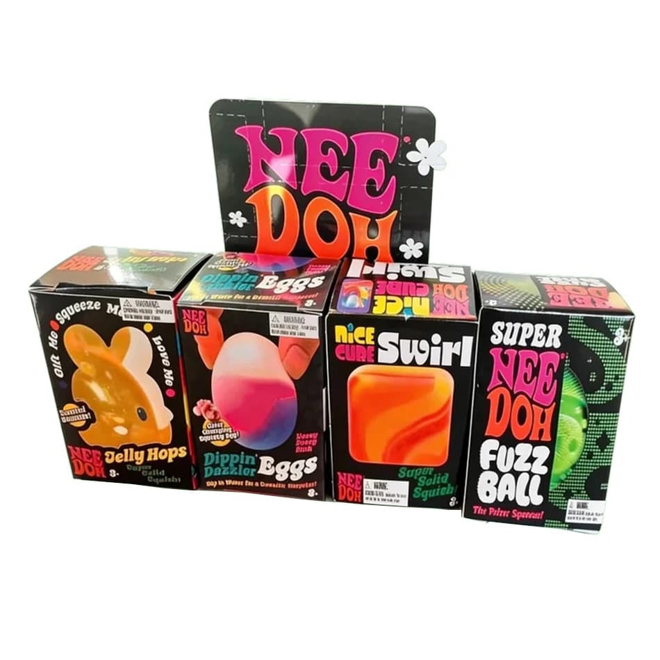 2026 Needoh Golden Egg Hunt Game Blind Box Pasqua Fidget con Sorpresa Squishy Antistress da Spremere per Feste di Pasqua per Bambini