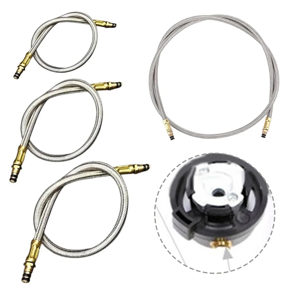1 piece braided pipe for 35 cm-62 cm Extension tube for outdoor camping stove Braided pipe Gas tank accessories Stainless steel pipes