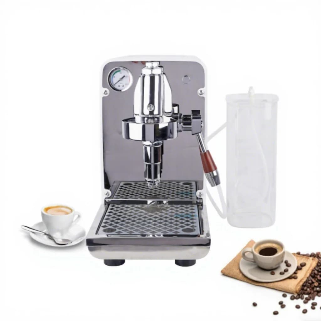 Macchina per Espresso Professionale 110V 220V in Acciaio Inox, 15 Bar, Controllo Manuale, Gruppo Erogatore E61, 58mm, Caffettiera