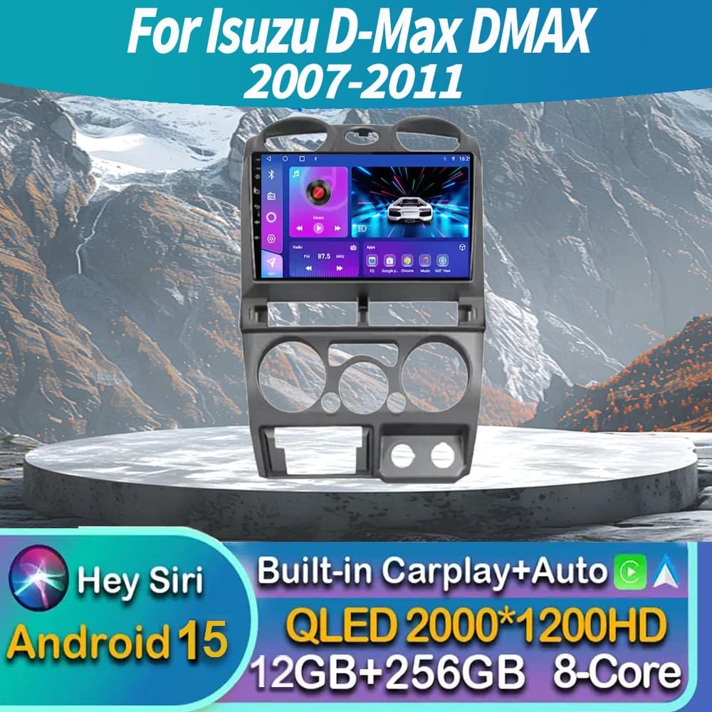 Per Isuzu D-Max DMAX 2007-2011 Wireless Carplay e Android Auto1080P Navigazione GPS touchscreen portatile per auto con Bluetooth