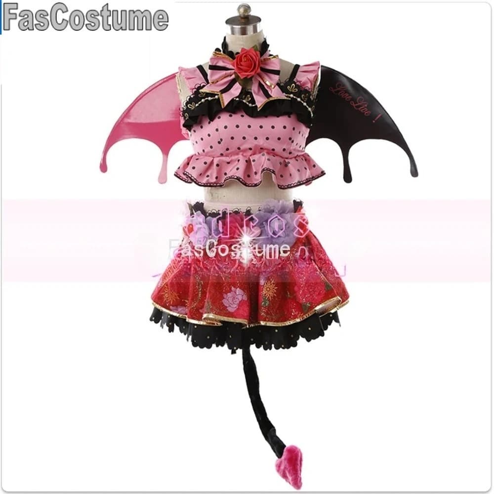 FasCostume Anime Lovelive! Honoka Eli Maki Umi Tutti i membri Piccolo diavolo Dolce adorabile uniforme Costume cosplay Vestito da festa Donna