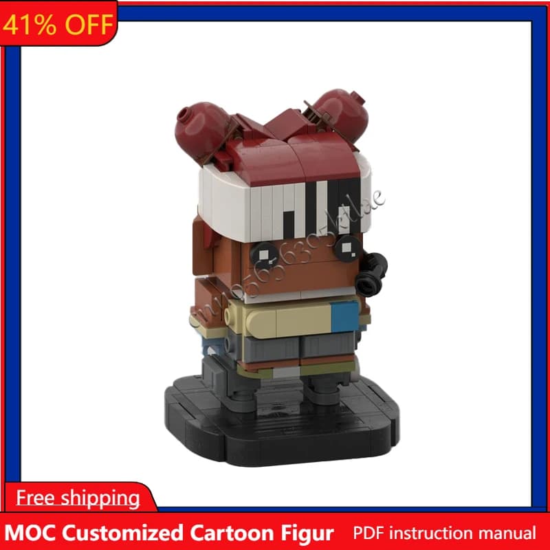 208 PCS MOC Customize Famous Game Characters Series Lifeline Brickheaded Sets DIY Assembly Toys Children Gift Collection Display