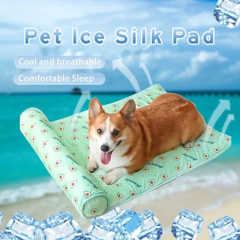 Pet Ice Silk Mat Summer Cooling Mat Cool Feeling Ice Pad Sleeping Mat For Cats Dogs Puppy Nest Pad Pet Cooling Pad For Dogs Cats