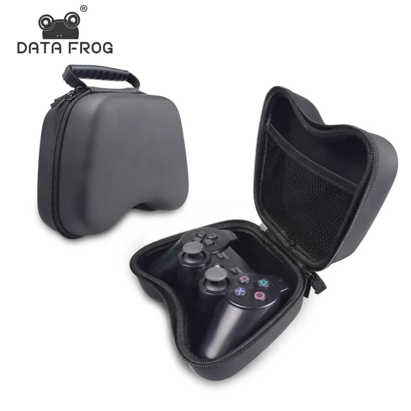 DATA FROG Custodia protettiva in EVA per gamepad PS4 Borsa da viaggio portatile per controller Xbox One compatibile con Switch Pro/PS3