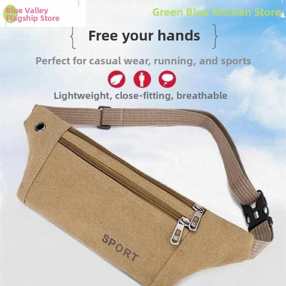Lightweight Unisex Waist Bag for Mobile Phones Construction Site Workwear Autumn Winter New Style Running Belt Storage Pouch
