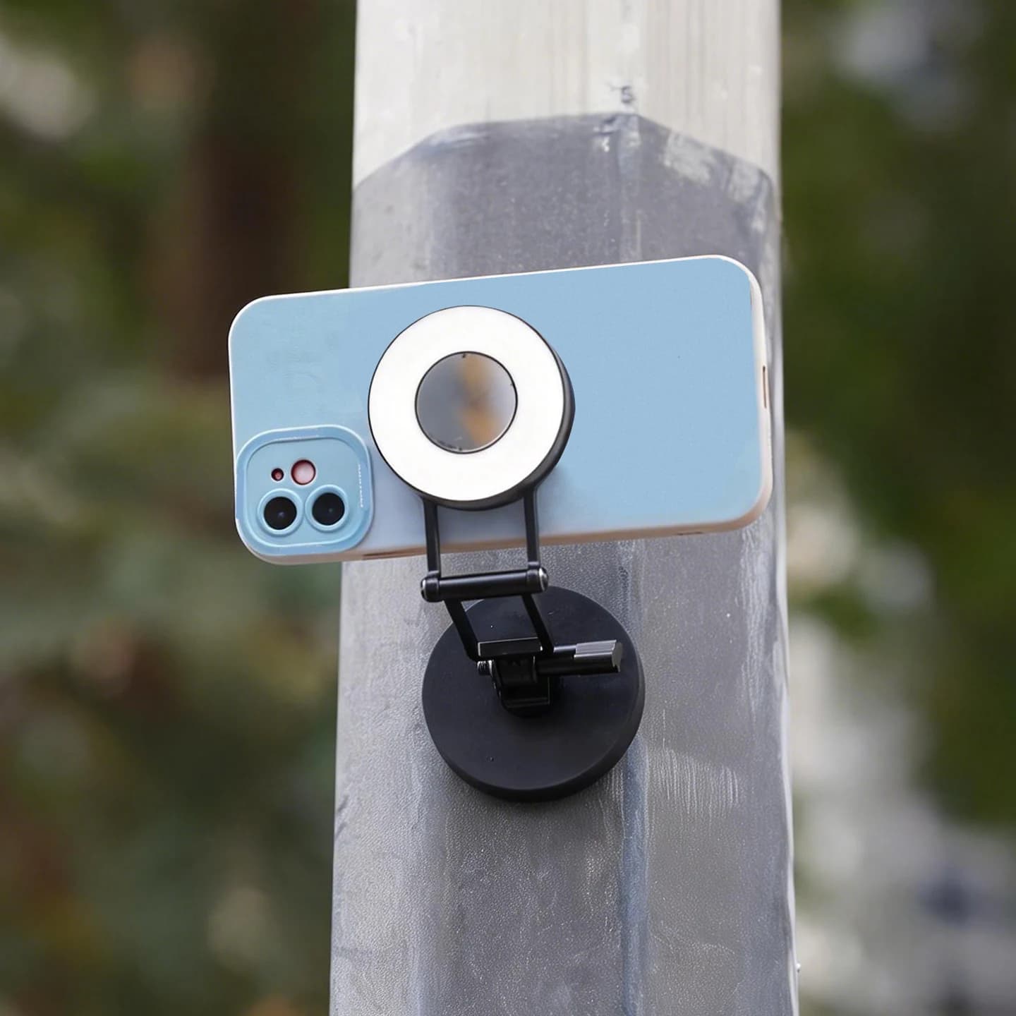 Magnetic Phone Holder Stand 360 Rotation Cold Shoe for MagSafe Phone Tripod Mount for iPhone 17 16 15 for DSLR Camera Cage