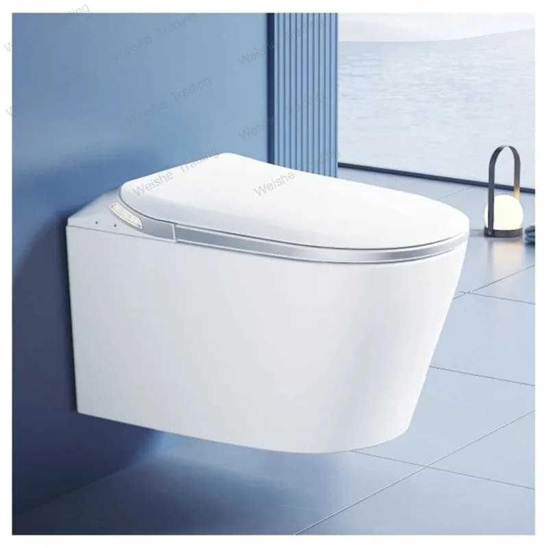WC Intelligente Sospeso di Lusso con Scarico a Parete, Bidet Smart con Telecomando X03A
