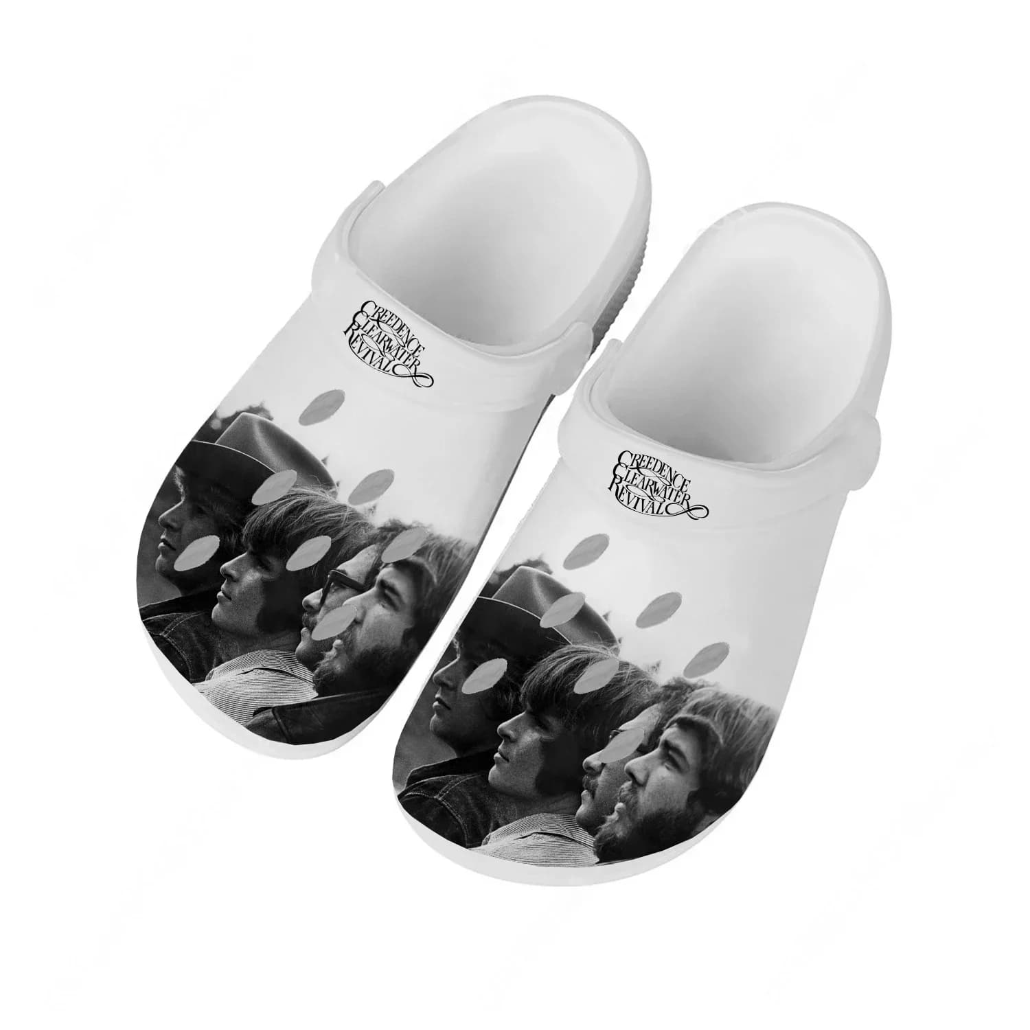 Scarpe da acqua Creedence Clearwater Revival, zoccoli da uomo e da donna alla moda per casa e giardino, sandali personalizzabili, ciabatte traspiranti con fori per la spiaggia