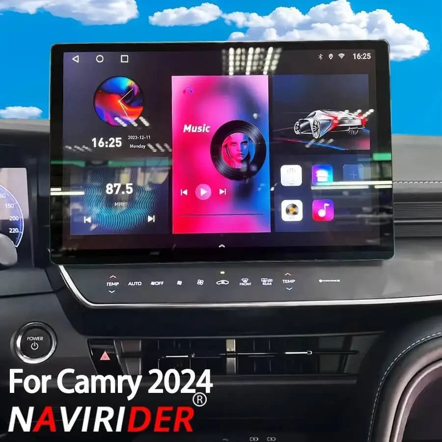 13.3" Android Screen Car Radio For Toyota Camry 2024 Carplay Stereo GPS Navigation Multimedia Video Player Autoraido Head Unit