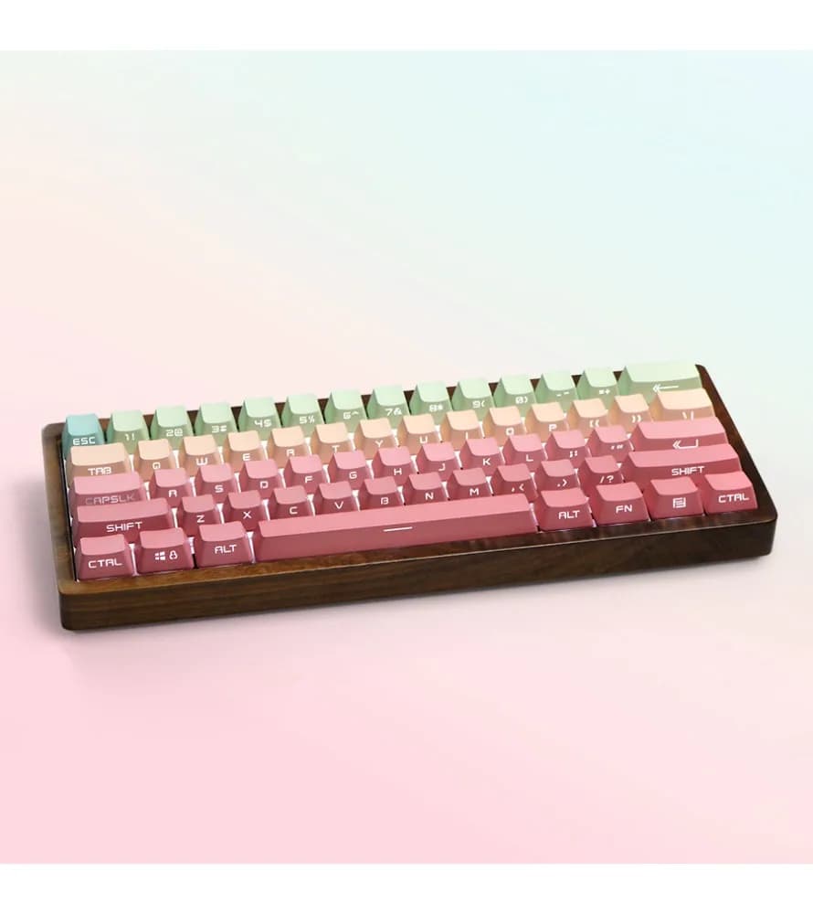 Keycap OEM height/68/980/75/87/Customized mechanical keyboard keycap side engraving/positive engraving light transmission