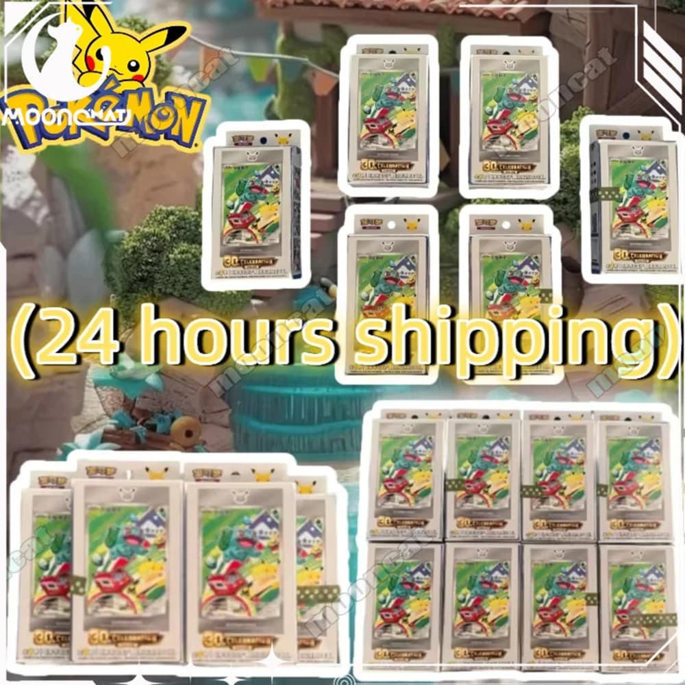 Set Illustrazioni Speciali Primo Partner per il 30° Anniversario di Pokemon Vol.1 Collezione Cinese Semplificato Confezione Regalo Giocattolo