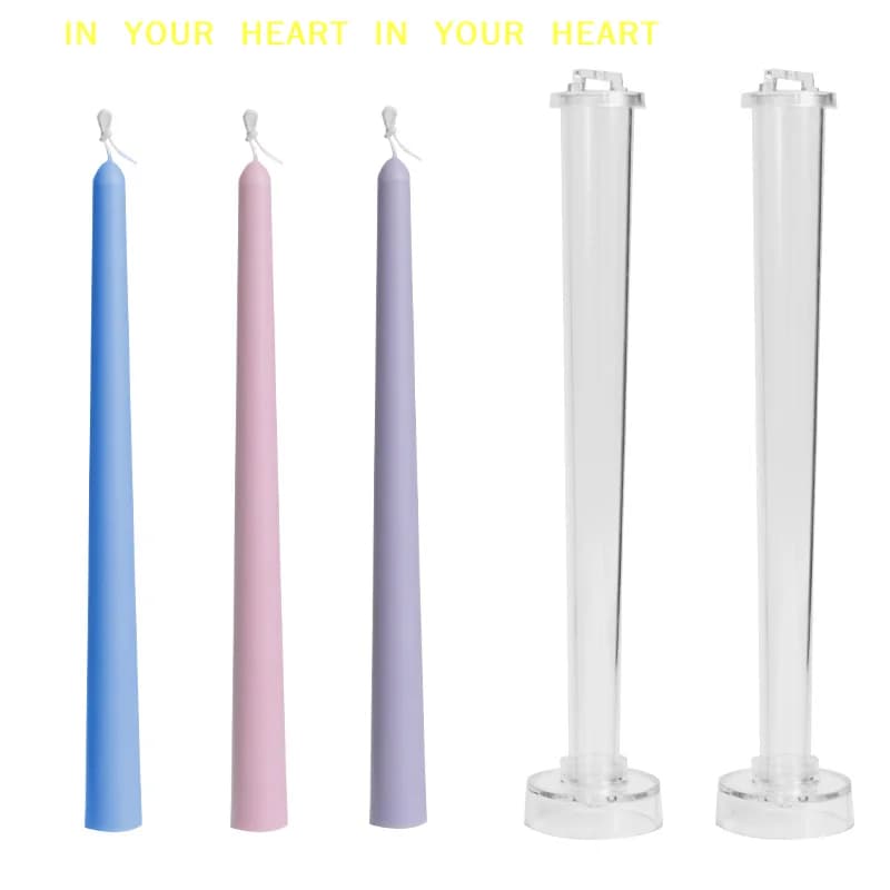 【X】DIY Candle Mold Candle Large and Small Head Long Rod Aromatherapy Candle Mold