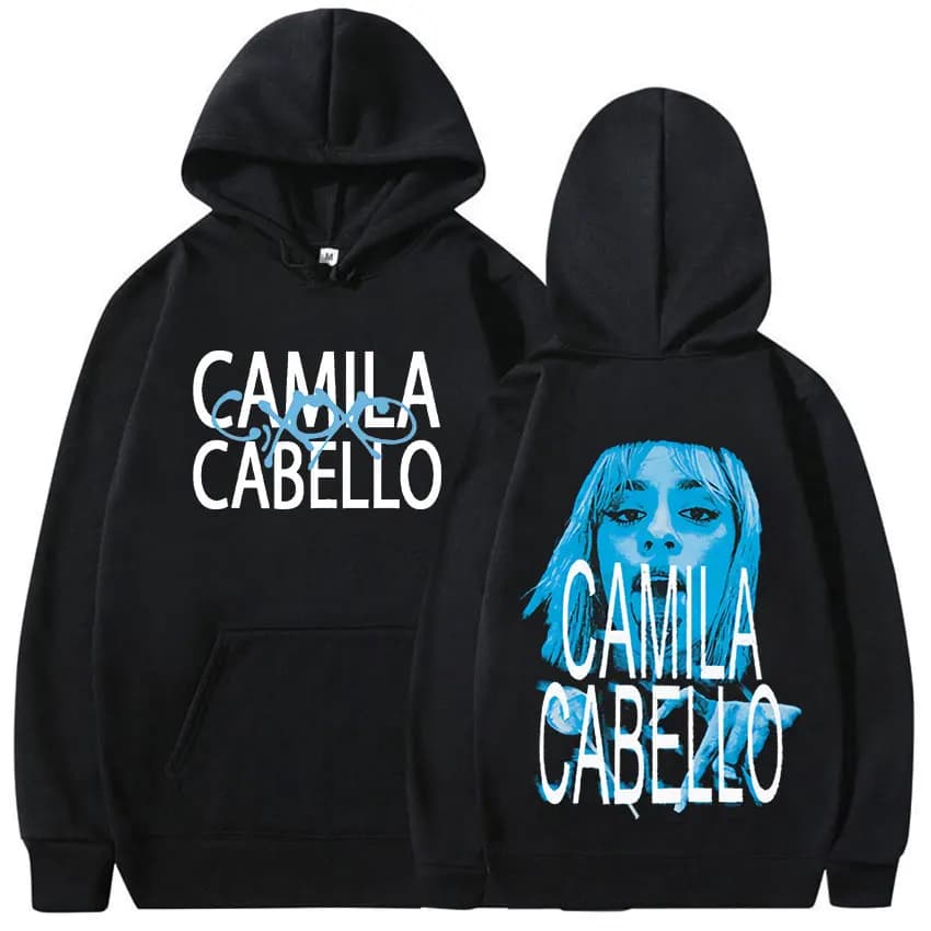 Camila Cabello C XOXO Album stampa felpa con cappuccio uomo donna Vintage oversize felpa estetica moda pullover con cappuccio streetwear