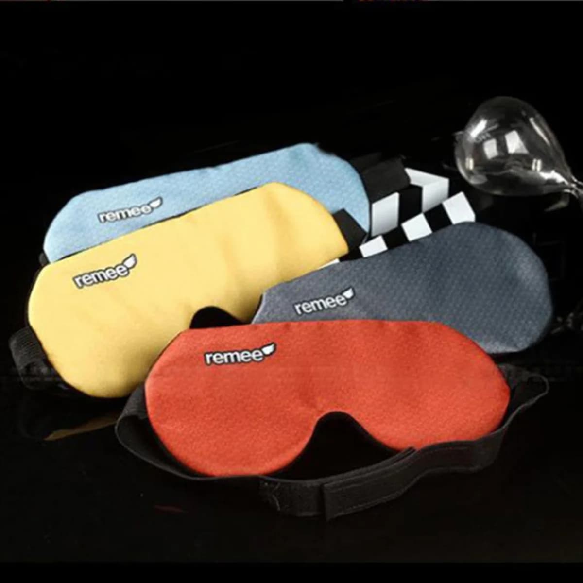A40I Lucid Dream Mask Maschera per gli occhi 3D con ombreggiatura intelligente per il controllo dei sogni lucidi, copertura per gli occhi notturna comoda e regolabile E
