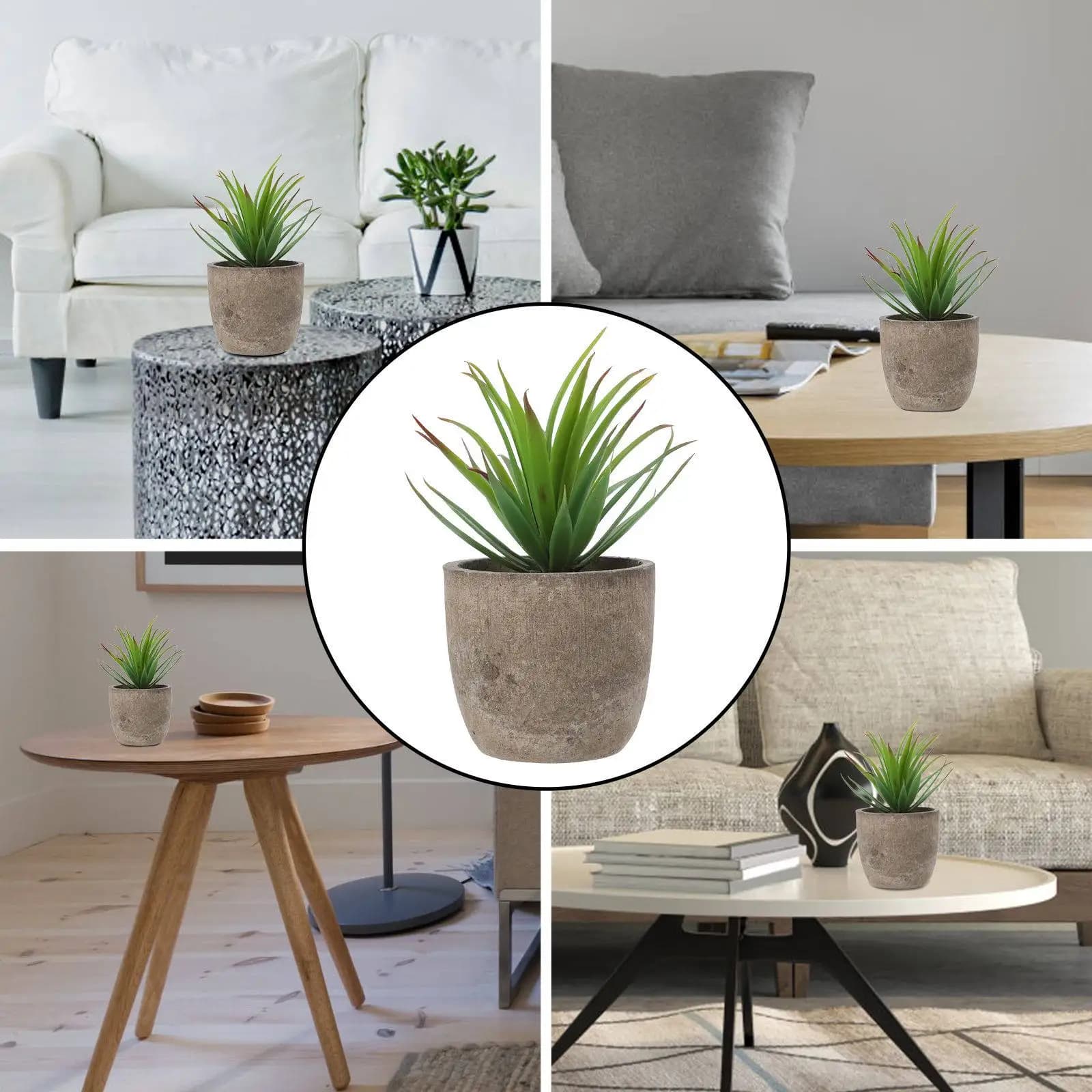 1 Pezzo Pianta di Gladiolo Realistica Imitata, Bonsai Finto in Vaso, Decorazione per Casa, Mensola, Camera da Letto, Studio, Atmosfera Naturale