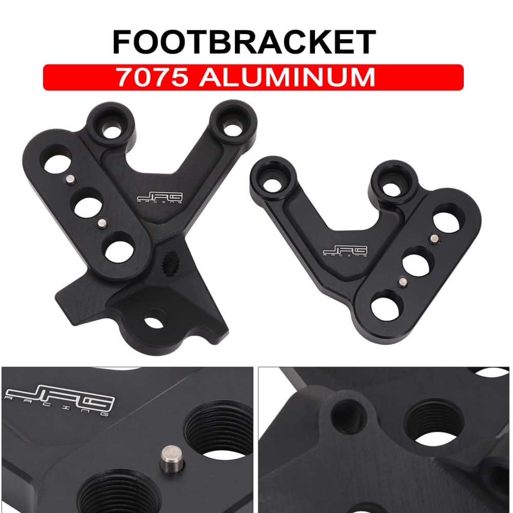 Supporto per Poggiapiedi, Accessori per Moto, Compatibile con Surron Lightbee S X Segway X160 X260, in Alluminio per E-bike