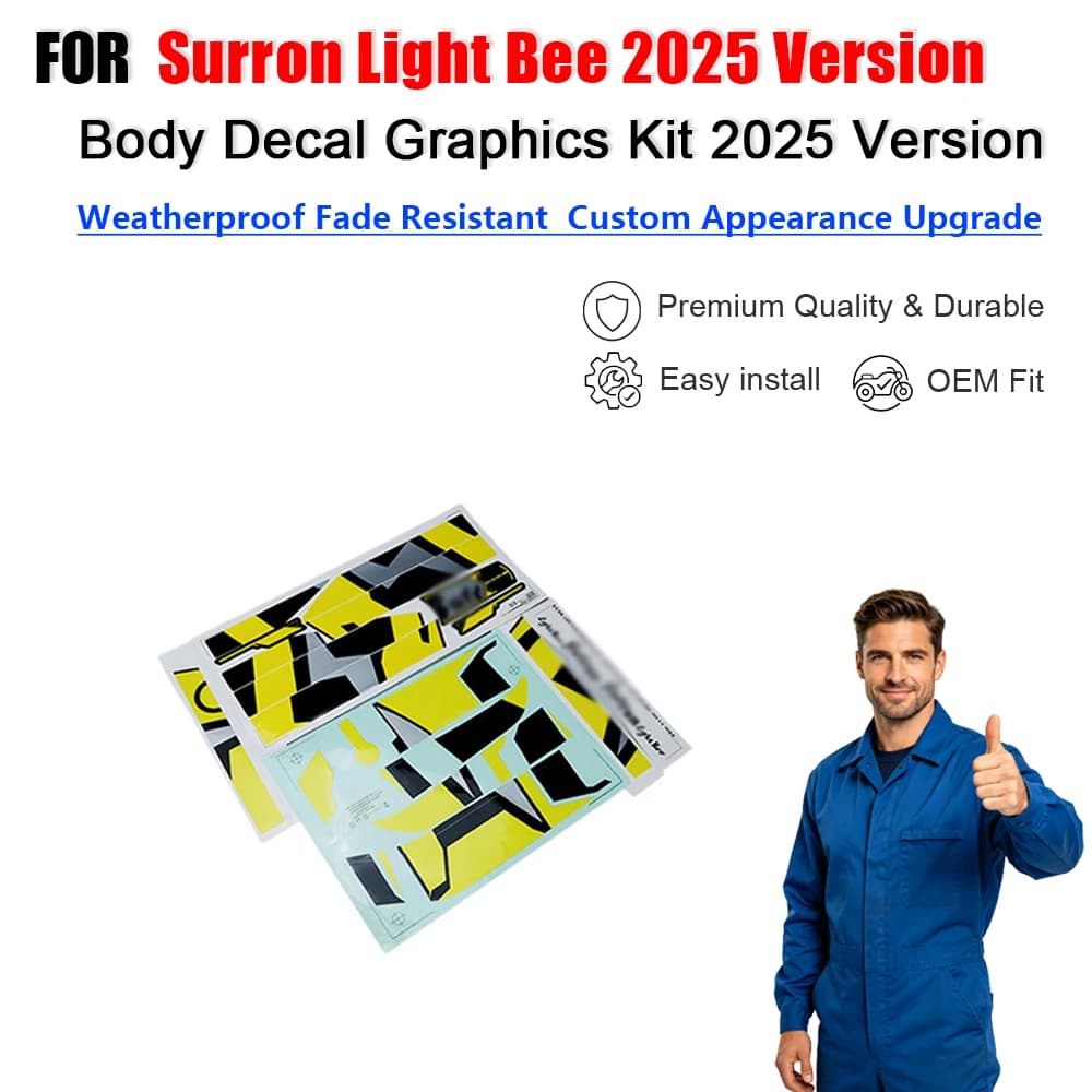 Body Decal Graphics Kit for Surron Light Bee Electric Dirt Bike 2025 Version