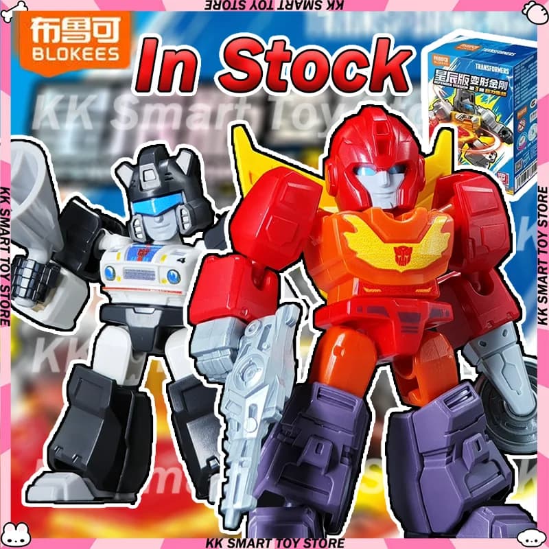 Blokees Transformation Block Defender Version Wave 3 Grimlock Soundwave Shockwave Combined Devastator Robot Assembly Toys