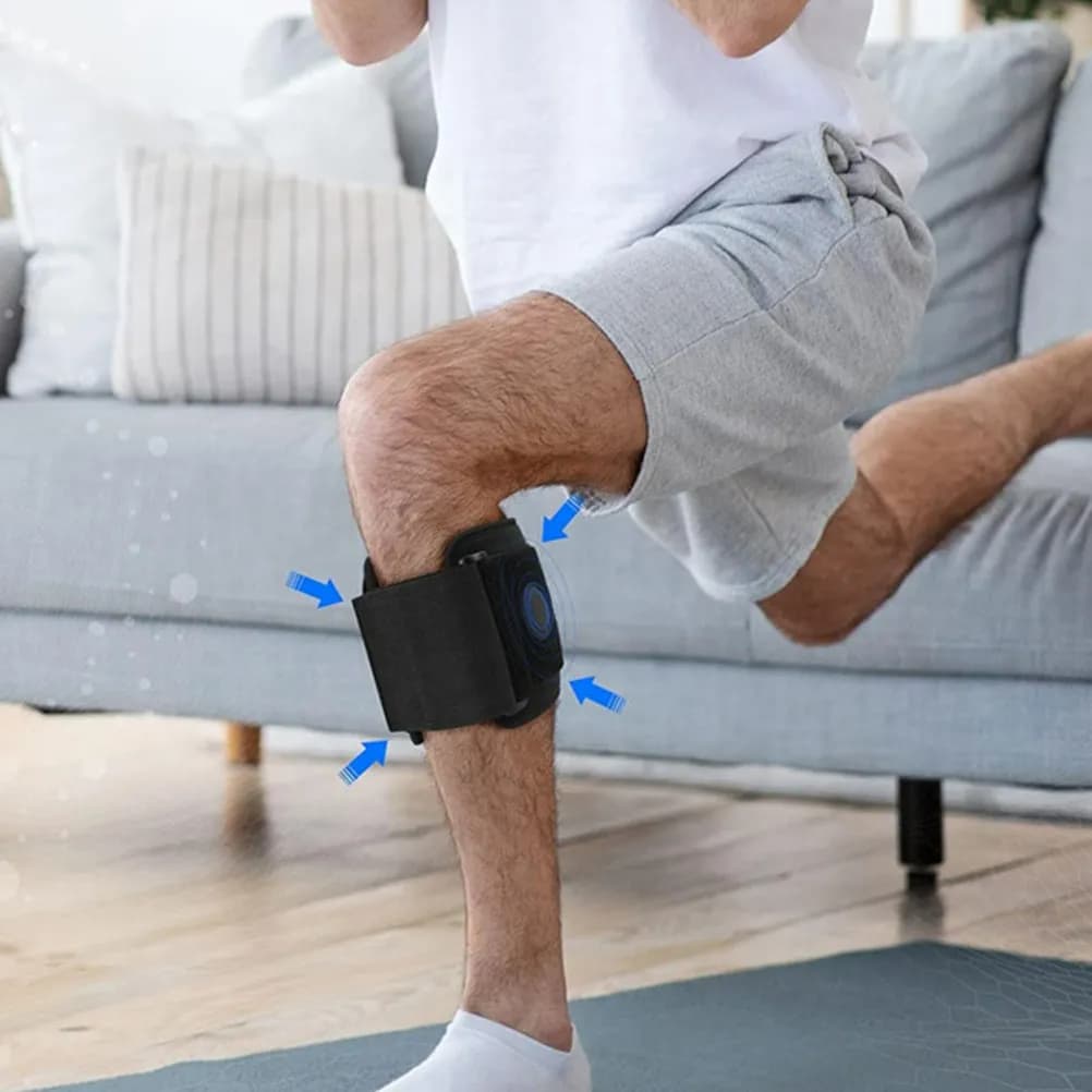 1 Paio di Fasce per Ginocchio Ammortizzanti, Leggere e Flessibili, Supporto per Fitness e Sport, Ideali per Basket