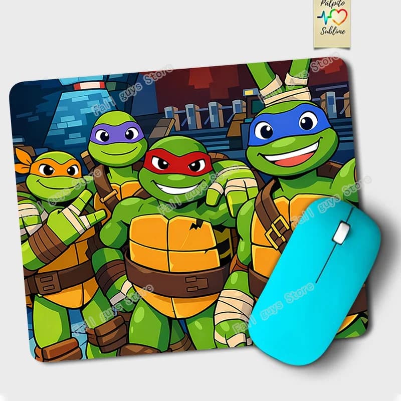 Teenage Mutant Ninja Turtles Series Desktop Mousepad Small Non-Slip Mouse Pad Cartoon Gaming Mouse Mat for PC Laptop Desk Gifts