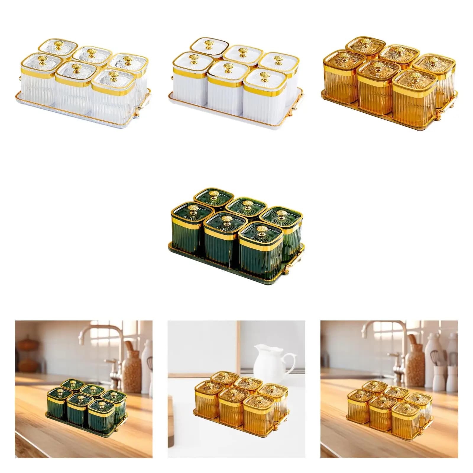 Piatto per Frutta Secca con Coperchio, Contenitore Multiuso di Lusso per Snack e Alimenti, Ideale per Cucina, Matrimoni, Feste e Sala da Pranzo