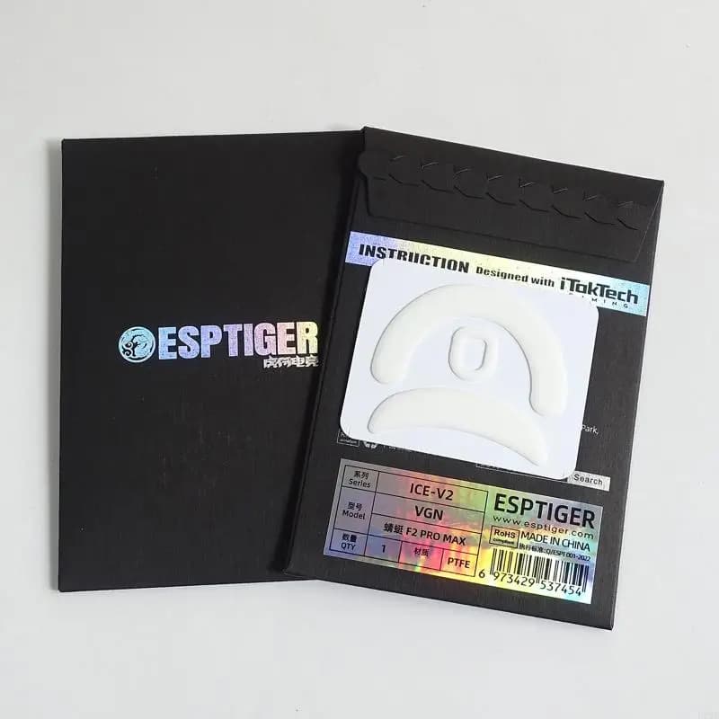 Esports Gioco Mouse Pattini Versione ICE spessa Piedini del mouse e bordi arcuati per VGN Scivolamento fluido F19E