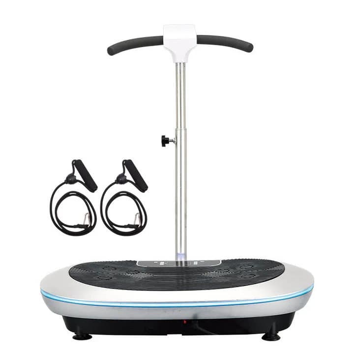 Vibrant Platform for Exercises with Handlebar, Total Body Vibration Machine for Linphatic Drainage and Weight Loss