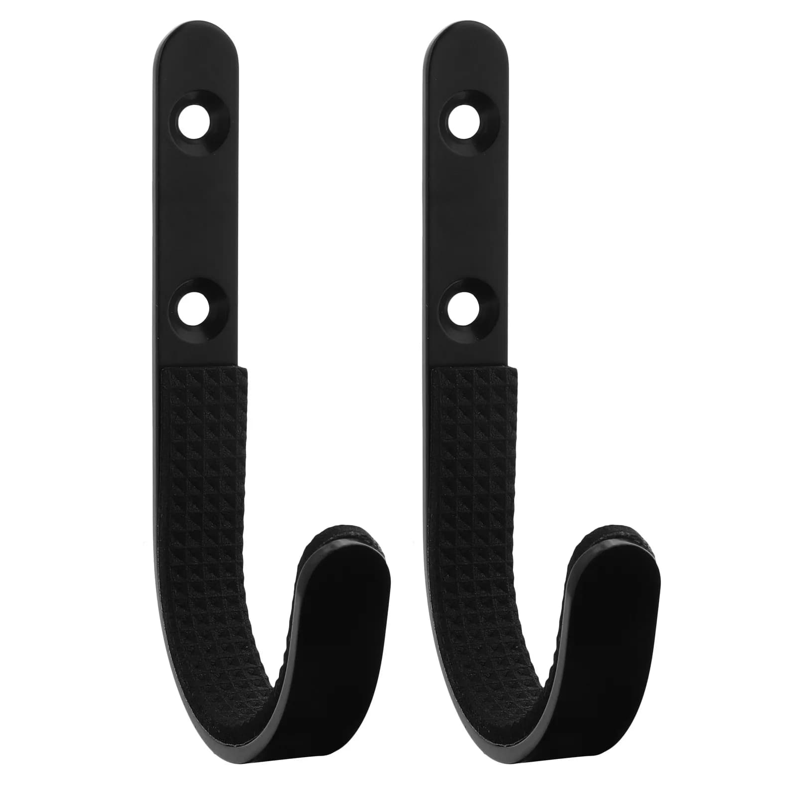 2 Parts Stainless Steel Garage Hooks, Robusti Ganci da Parete per Attrezzi, Organizer for Side Panels of the shed, for Garden Pipes, Stairs, Electric Tools