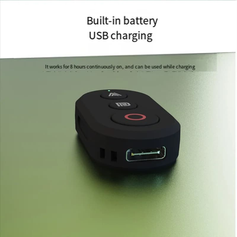 B63B-Wireless remote control with wrist strap for Insta360 X2/X3/X4/Go3/S/ACE Pro/Pro2 Gopro 13-8 Series Action Camera